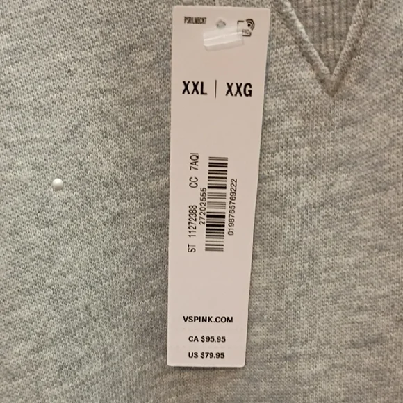 PINK Victoria's Secret Gray Sweatshirt - Picture 8 of 8